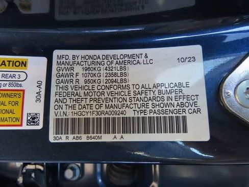 Certified 2024 Honda Accord EX image 25