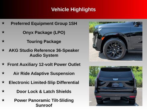 Used 2024 Cadillac Escalade Sport Platinum w/ LPO, ONYX Package AWD/4WD image 6