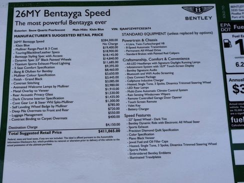 New 2026 Bentley Bentayga Speed image 31