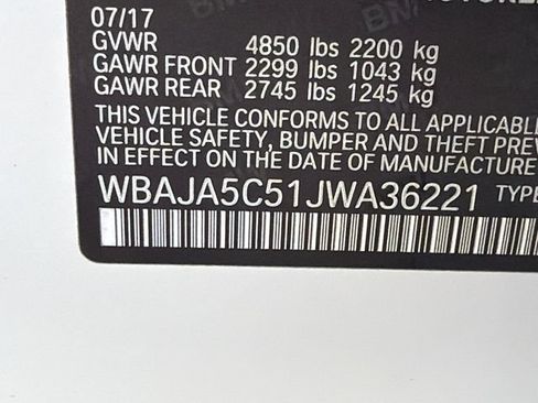 Used 2018 BMW 530i RWD image 34
