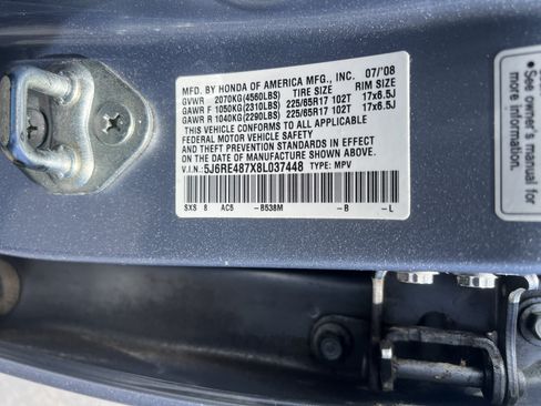 Used 2008 Honda CR-V EX-L image 14