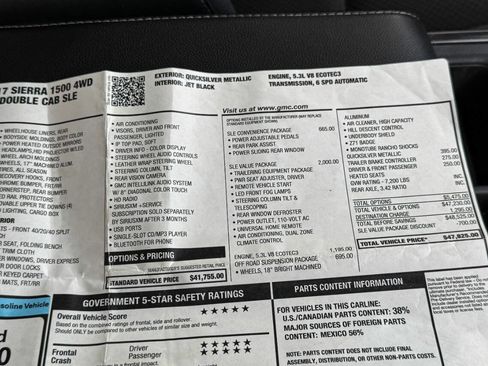 Used 2017 GMC Sierra 1500 SLE w/ SLE Value Package image 35