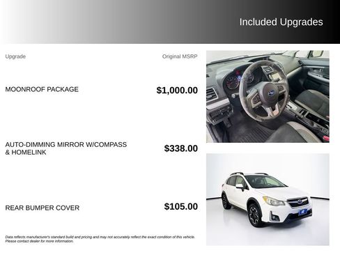 Used 2016 Subaru Crosstrek 2.0i Premium w/ Moonroof Package AWD/4WD image 5