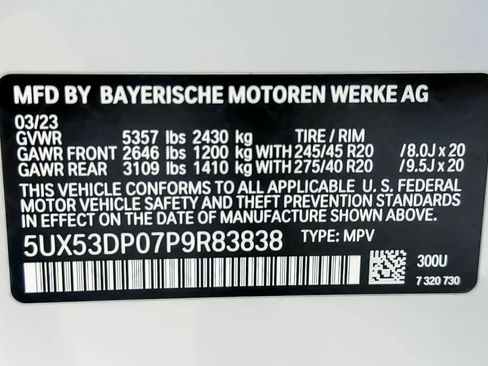 Used 2023 BMW X3 xDrive30i w/ M Sport Package AWD/4WD image 29