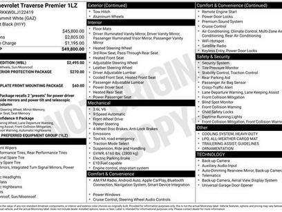 Used 2020 Chevrolet Traverse Premier w/ Redline Edition