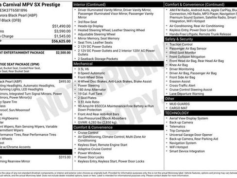New 2026 Kia Carnival SX Prestige FWD image 24