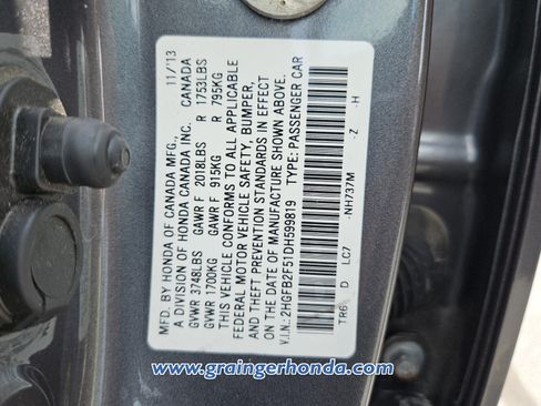Used 2013 Honda Civic LX image 14