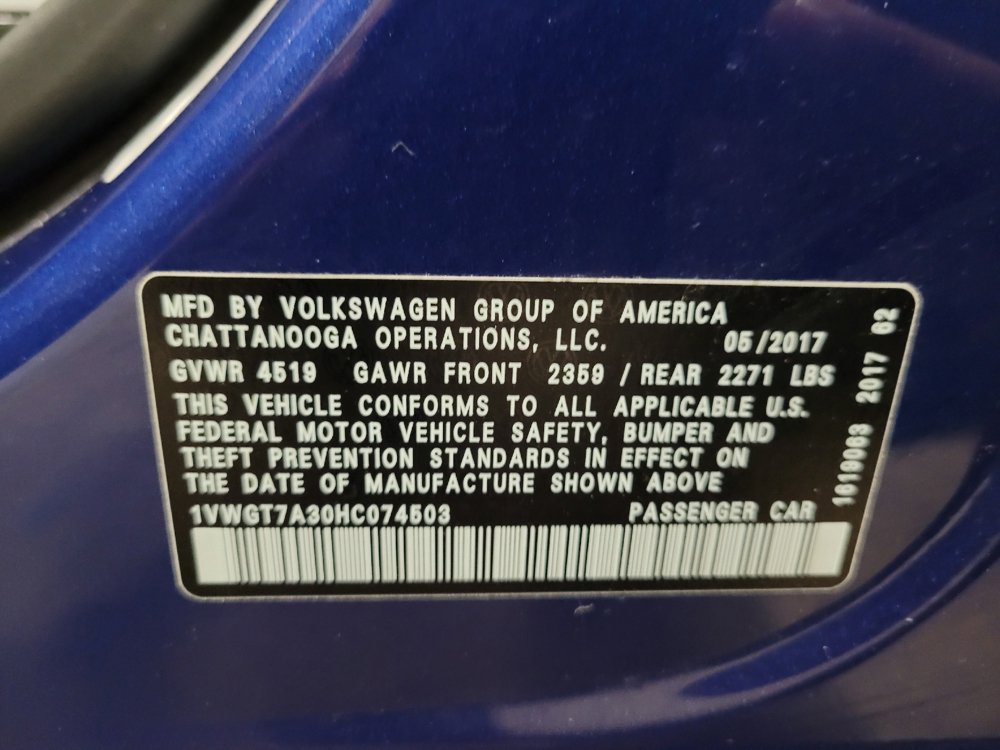 Used 2017 Volkswagen Passat 1.8T SE FWD image 33