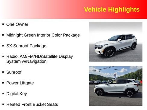 Used 2024 Kia Seltos SX w/ SX Sunroof Package AWD/4WD image 3