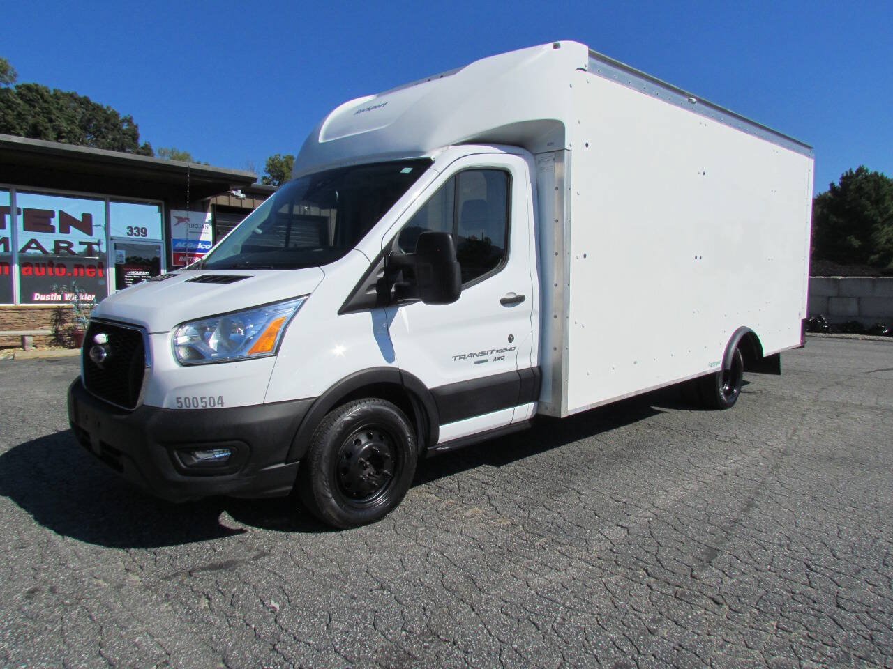 Used 2022 Ford Transit 350 DRW AWD w/ Exterior Upgrade Package image 1