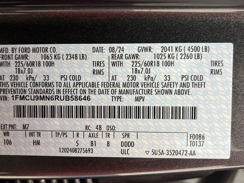 Used 2024 Ford Escape ST-Line w/ Tech Pack #1 AWD/4WD image 28