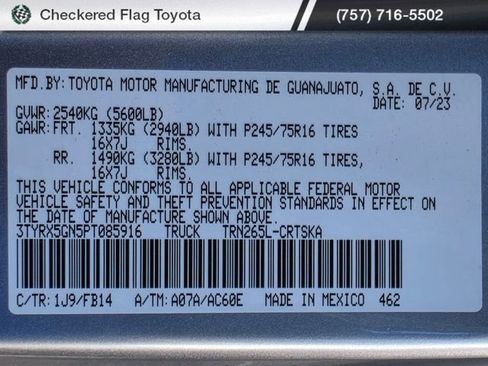 Used 2023 Toyota Tacoma SR w/ SR Convenience Package RWD image 21