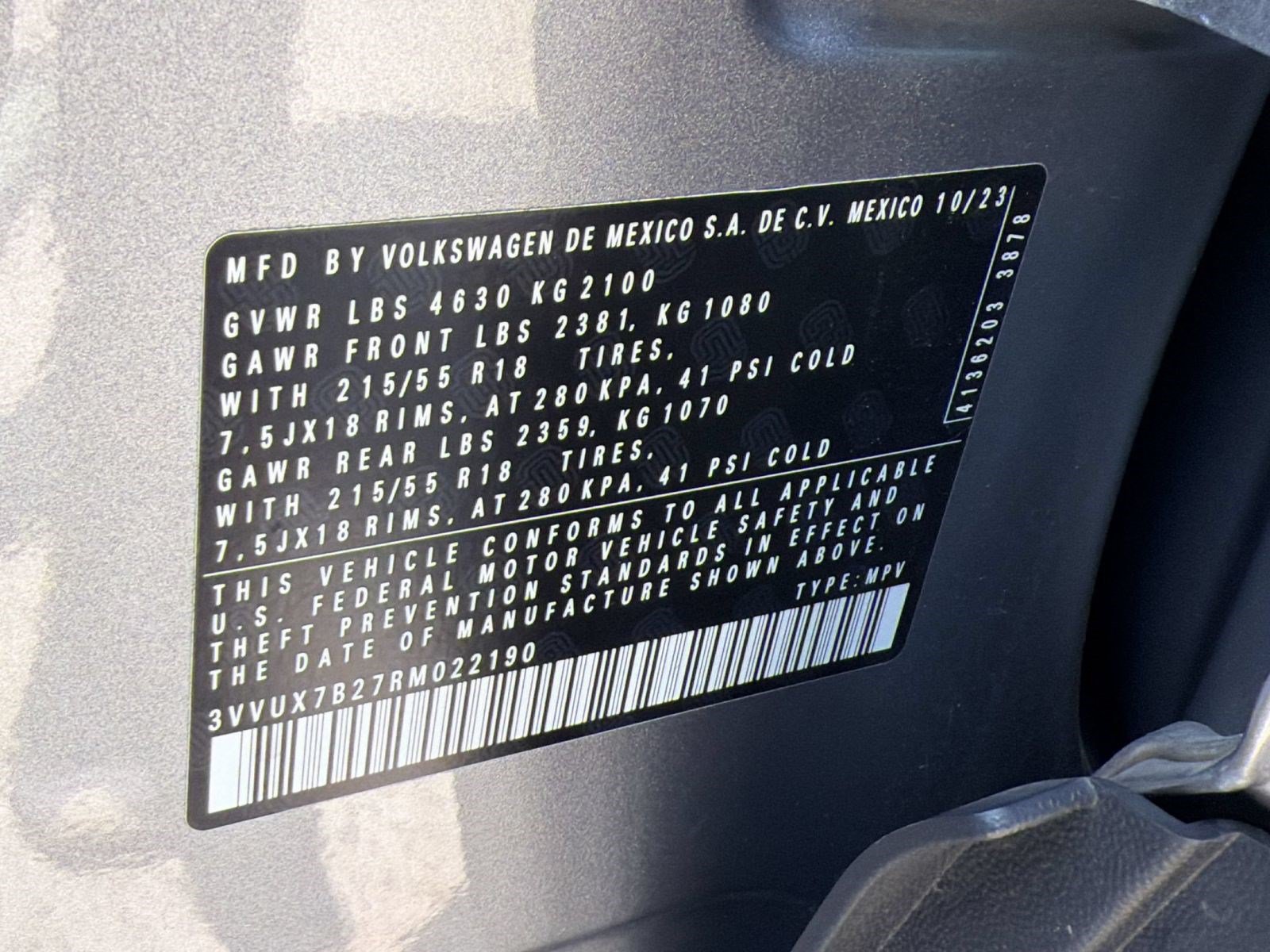 Used 2024 Volkswagen Taos SE AWD/4WD image 28