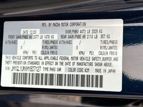 Used 2021 MAZDA MAZDA6 Sport image 40