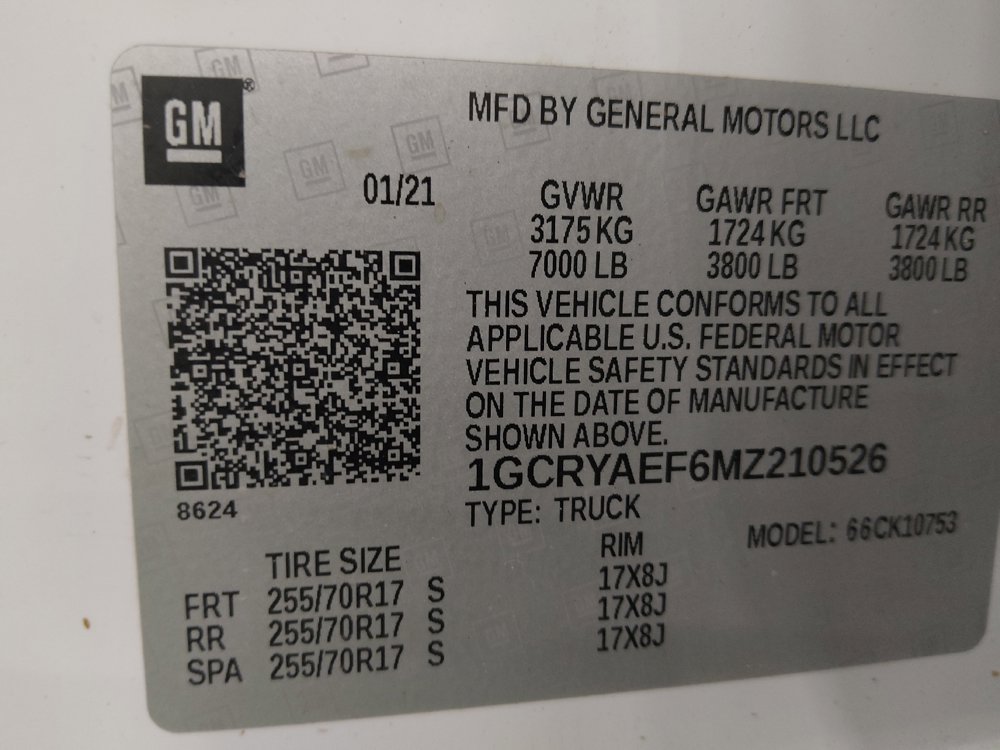 Used 2021 Chevrolet Silverado 1500 W/T w/ WT Fleet Convenience Package AWD/4WD image 33