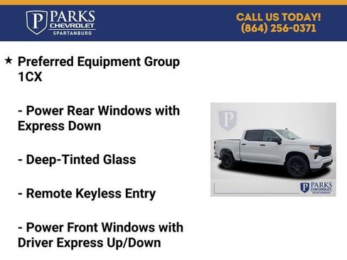 New 2026 Chevrolet Silverado 1500 Custom w/ LPO, Dark Essentials Package AWD/4WD image 5