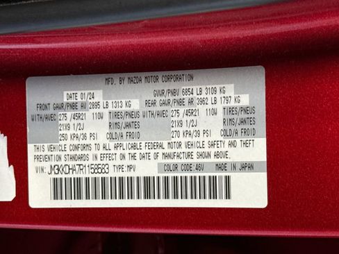 Used 2024 MAZDA CX-90 Plug-In Hybrid w/ Premium Pkg AWD/4WD image 31