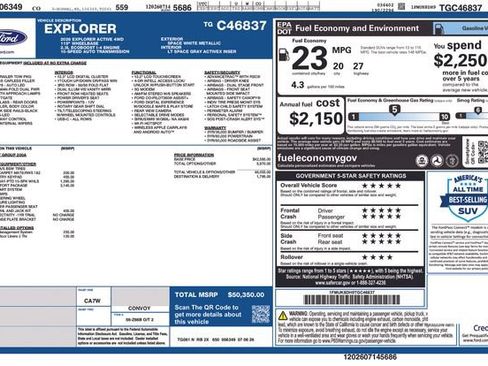 New 2026 Ford Explorer Active AWD/4WD image 24
