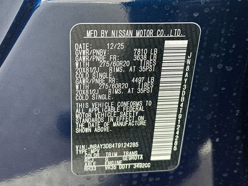 New 2026 Nissan Armada PRO-4X AWD/4WD image 36