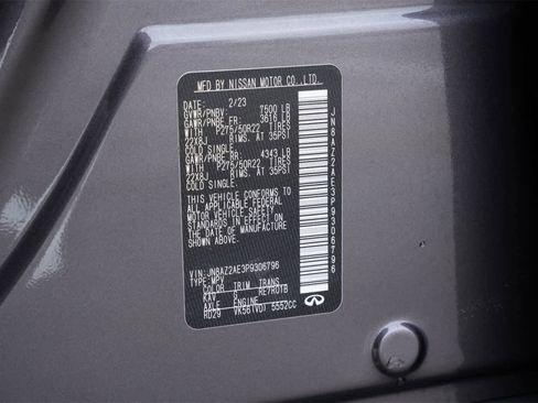 Used 2023 INFINITI QX80 Premium Select w/ Cargo Package image 27