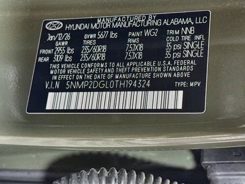 Certified 2026 Hyundai Santa Fe SEL AWD/4WD image 35