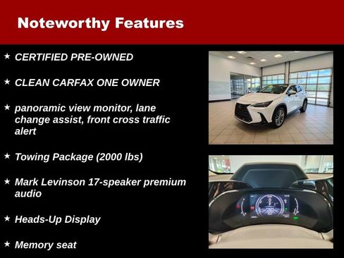 Used 2022 Lexus NX 350h AWD w/ Vision Package image 7