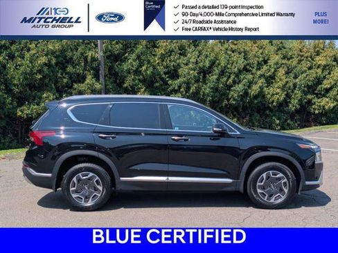 Used 2022 Hyundai Santa Fe Blue AWD/4WD image 2