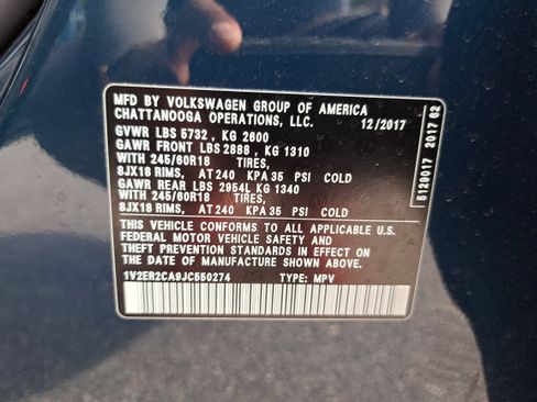 Used 2018 Volkswagen Atlas SEL image 33