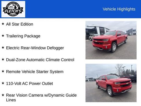Used 2016 Chevrolet Silverado 1500 LT w/ All Star Edition image 2