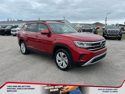 Used 2021 Volkswagen Atlas SE w/ Panoramic Sunroof Package image 3
