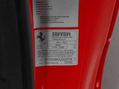 Certified 2018 Ferrari 488 Spider image 18