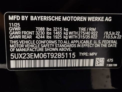 New 2026 BMW X7 xDrive40i w/ M Sport Package image 30