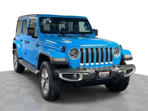 Used 2021 Jeep Wrangler Unlimited Sahara AWD/4WD image 1