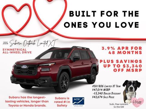 New 2026 Subaru Outback Limited XT image 9