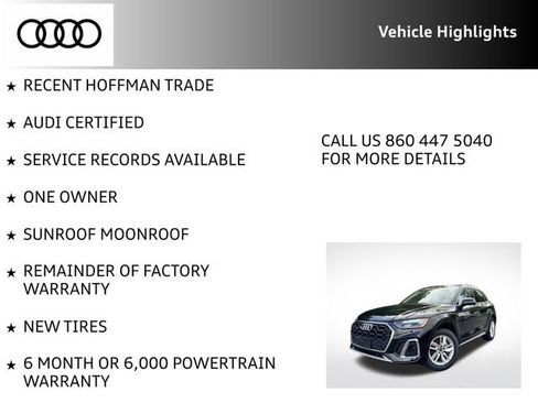 Certified 2023 Audi Q5 2.0T Premium w/ Convenience Package AWD/4WD image 10