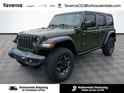 Used 2023 Jeep Wrangler Unlimited Rubicon 4xe AWD/4WD image 1
