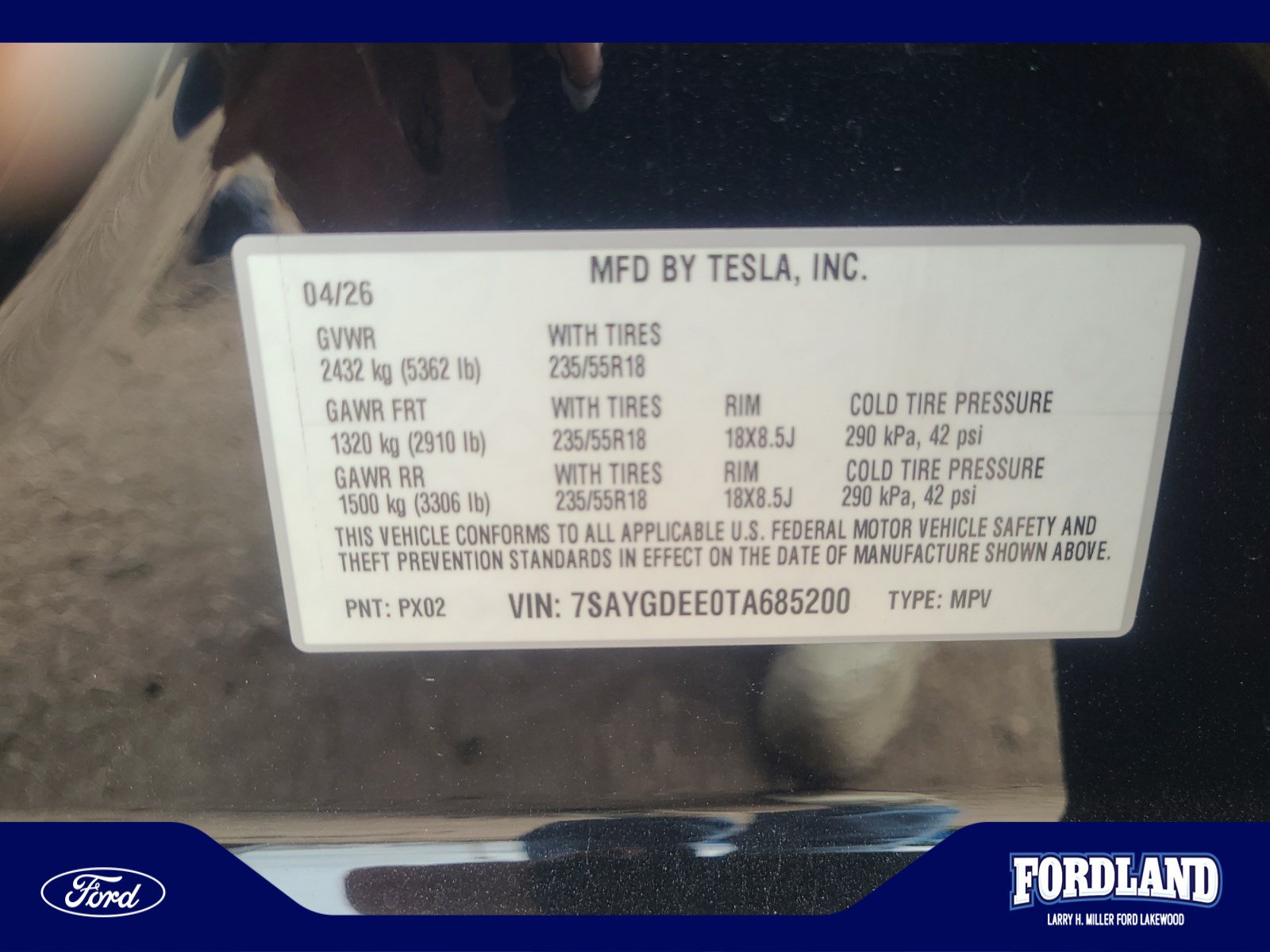 Used 2026 Tesla Model Y Long Range AWD/4WD image 24