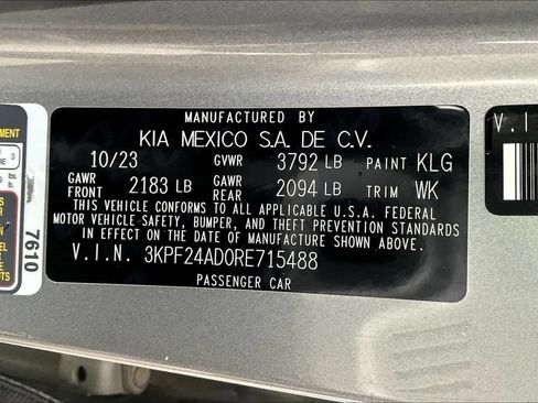 Used 2024 Kia Forte LXS w/ LXS Technology Package FWD image 31