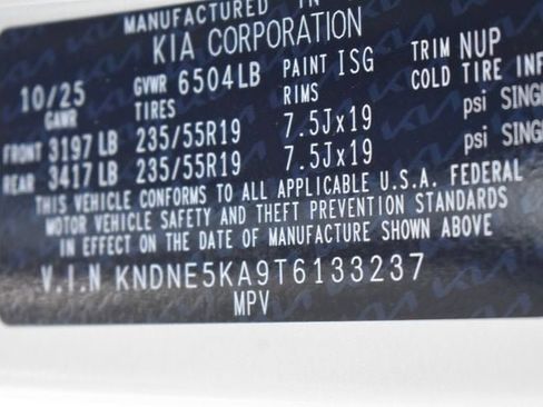 New 2026 Kia Carnival SX Prestige image 44