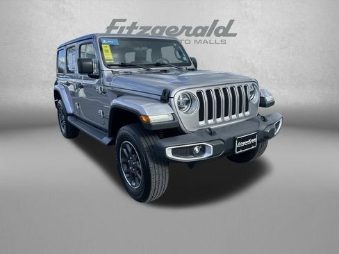 Used 2020 Jeep Wrangler Unlimited Sahara w/ LED Lighting Group image 1
