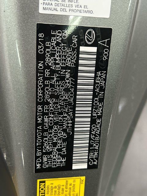 Used 2018 Lexus LC 500 Coupe w/ Performance Package RWD image 28