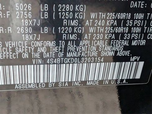 Used 2020 Subaru Outback Onyx Edition XT w/ Popular Package #2 image 30