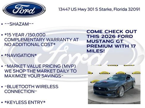 New 2026 Ford Mustang GT Premium RWD image 5