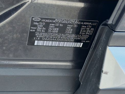 Used 2021 Hyundai Santa Fe SEL w/ Convenience Package FWD image 36