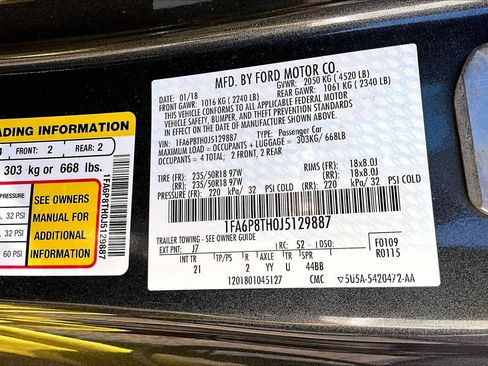 Used 2018 Ford Mustang Coupe w/ Equipment Group 101A image 33