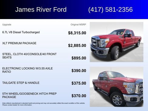 Used 2014 Ford F250 XLT w/ XLT Premium Package AWD/4WD image 5