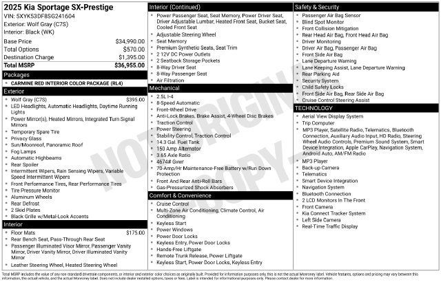 Used 2025 Kia Sportage SX FWD image 30