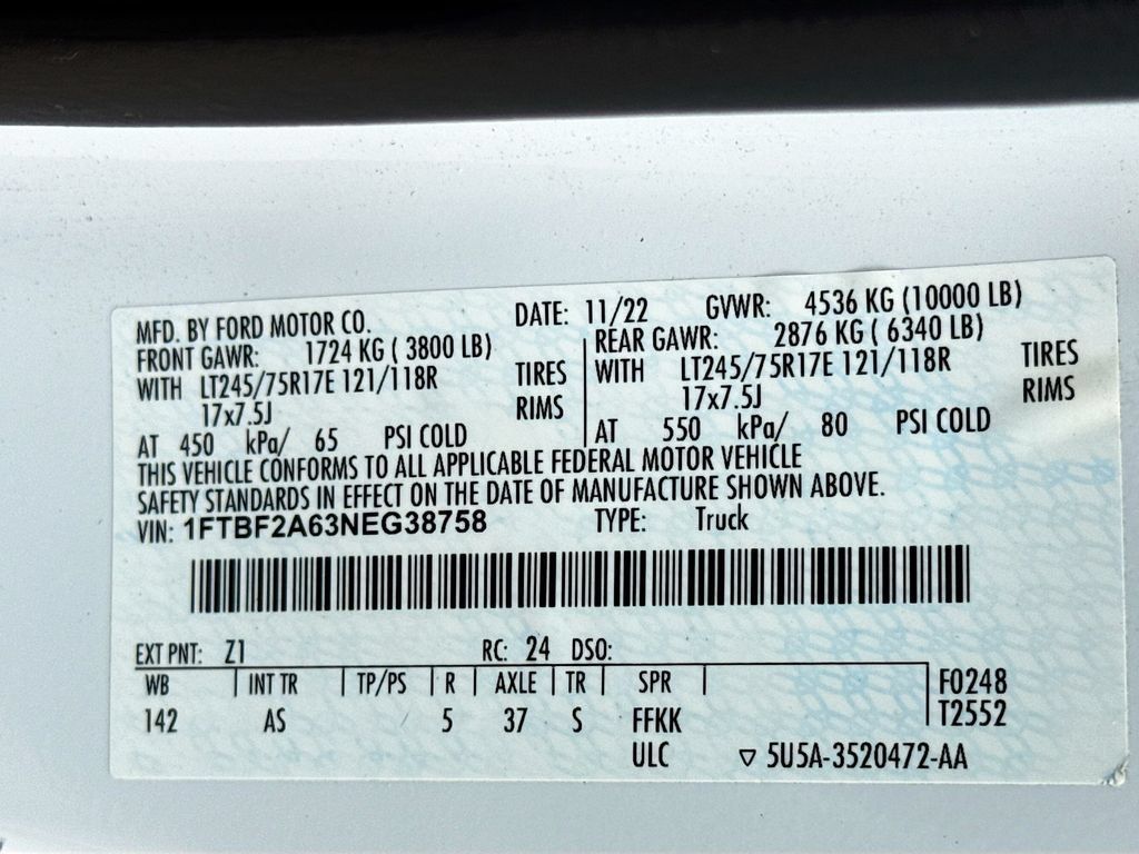 Used 2022 Ford F250 XL RWD image 24