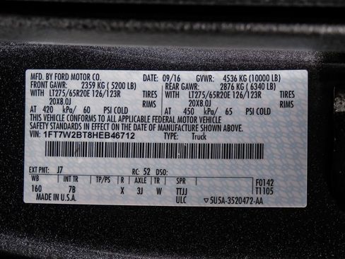 Used 2017 Ford F250 Platinum w/ Platinum Ultimate Package AWD/4WD image 63