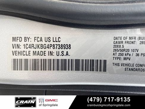 Used 2023 Jeep Grand Cherokee L Limited w/ Black Appearance Package AWD/4WD image 33